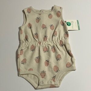NWT Little Planet 24 Months Strawberry Graphic One Piece Romper